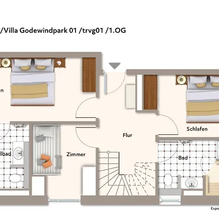 Apartamento Godewindpark Travemünde 01 Lubeca